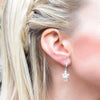 Antique Style Rhinestone Cluster Earrings, earrings - Katherine Swaine