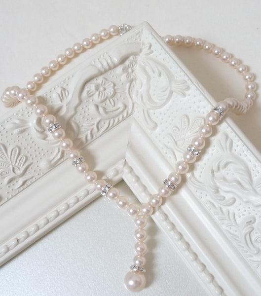 Pearl Drop Necklace, Necklace - Katherine Swaine