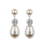Diamante And Pearl Drop Earrings, earrings - Katherine Swaine