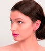 Emerald-Cut Crystal Droplet Earrings, earrings - Katherine Swaine