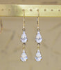 Pear-cut Crystal Droplet Earrings, earrings - Katherine Swaine
