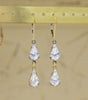 Pear-cut Crystal Droplet Earrings, earrings - Katherine Swaine