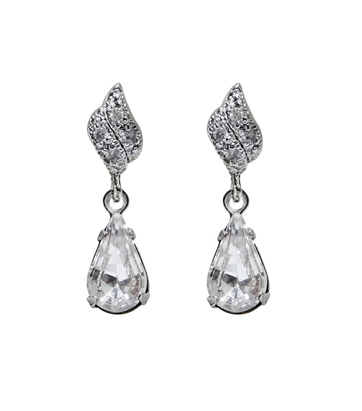 Rhinestone Drop Earrings, earrings - Katherine Swaine