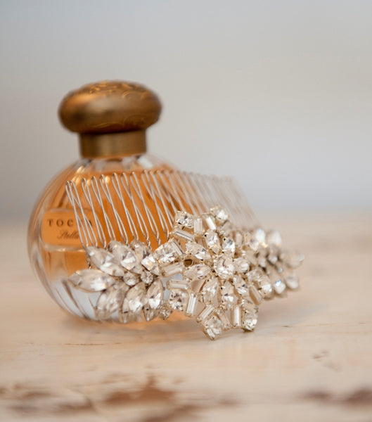 Rhinestone Hair Comb, Hair Comb - Katherine Swaine