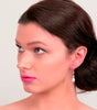 Rose Gold Long Teardrop Pearl Earrings, earrings - Katherine Swaine