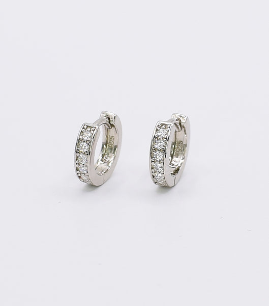 Sterling Silver Huggie Earrings