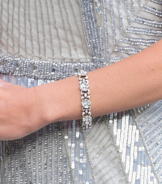 Vintage Coro Flower Bracelet, bracelet - Katherine Swaine