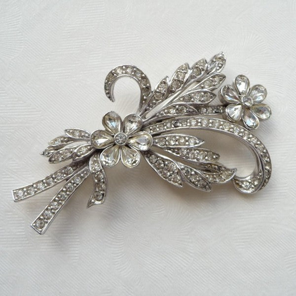 Vintage Flowers Brooch/Hair Comb *SOLD*, brooch - Katherine Swaine