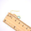 Aquamarine Long Teardrop Earrings