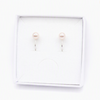 Pearl Sterling Silver Screw Back Earrings