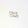 Light Peridot Green Teardrop Earrings
