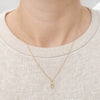 Gold Plated Clear Cubic Zirconia Rectangle Earring And Necklace Set