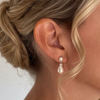 Vintage Style Pearl Drop Earrings