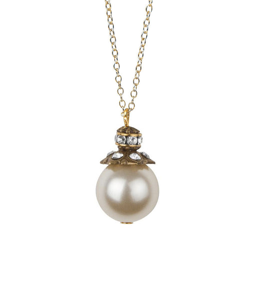 Antique Style Gold Pendant Necklace, Necklace - Katherine Swaine