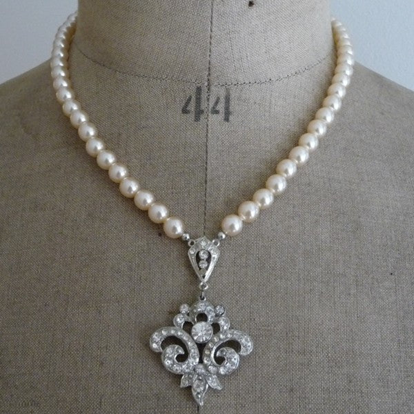 Art Deco Paste Necklace *SOLD*, Necklace - Katherine Swaine