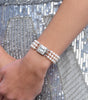 Art Deco Inspired Three String Pearl Bracelet, bracelet - Katherine Swaine