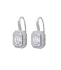 Vintage Style Cubic Zirconia Lever Back Earrings, earrings - Katherine Swaine