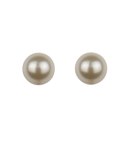 Single Pearl Stud Earrings, earrings - Katherine Swaine