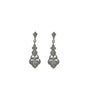 Filigree Marcasite Silver Earrings, earrings - Katherine Swaine