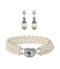 Rhinestone Embellished Earring And Bracelet Set, Jewellery Sets - Katherine Swaine