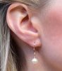 Rose Gold Ball Lever Back Earrings, earrings - Katherine Swaine