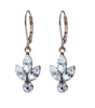 Rose Gold Rhinestone Cluster Earrings, earrings - Katherine Swaine