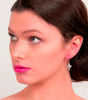 Rose Gold Rhinestone Cluster Earrings, earrings - Katherine Swaine