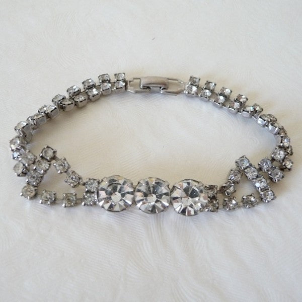 Vintage Rhinestone Bracelet *SOLD*, bracelet - Katherine Swaine