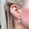 Vintage Style Rose Gold Cubic Zirconia Leverback Earrings, earrings - Katherine Swaine