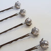 Set Of Five Antique Style Leaf Hair Grips, Hair Pins and Grips - Katherine Swaine